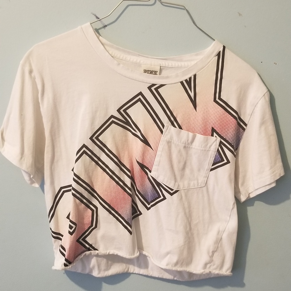 Pink crop top